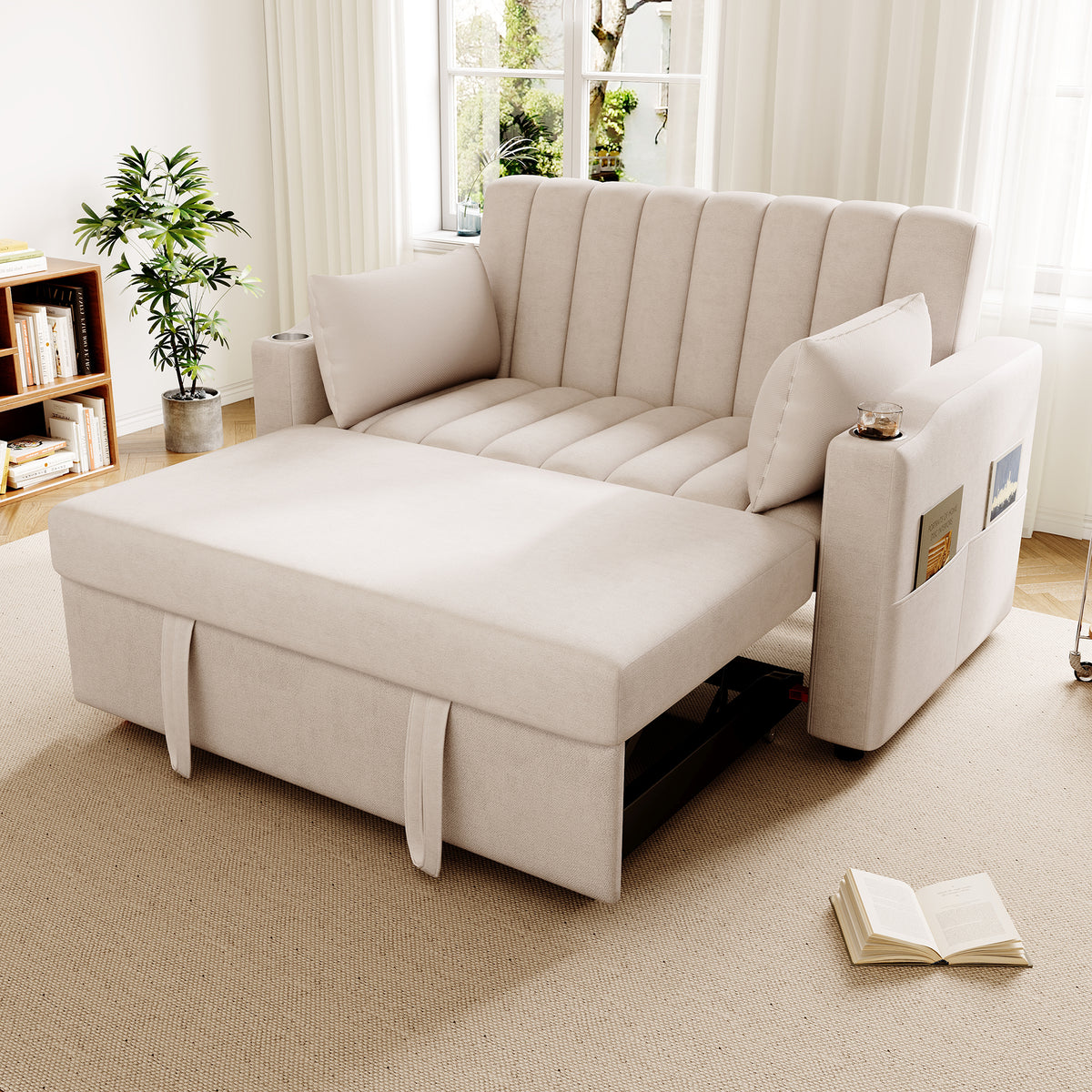 Multi-Function Sofa Bed with Adjustable