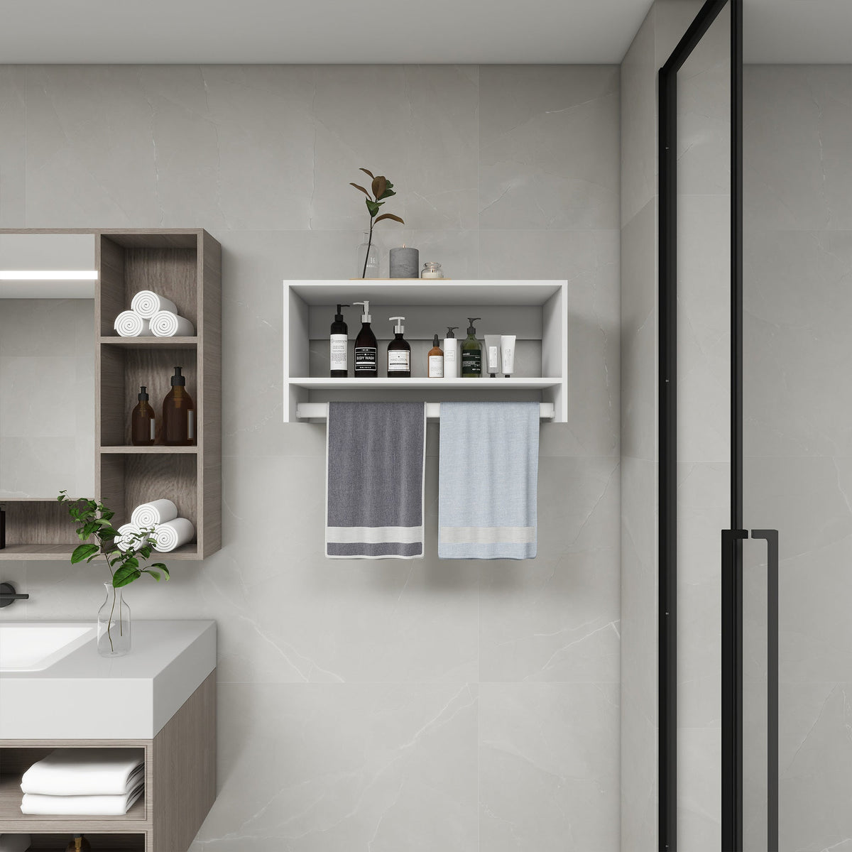 Open Closet Shelf Unit – 32"