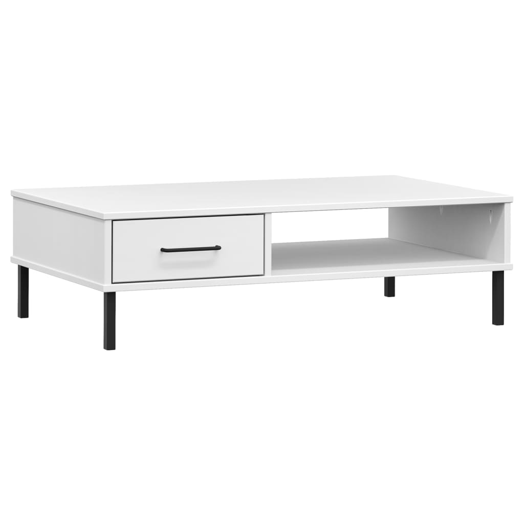 OSLO Coffee Table Solid Pine Wood 