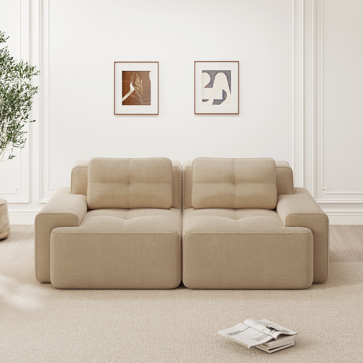 Cloud Loveseat Sofa Bed Modular