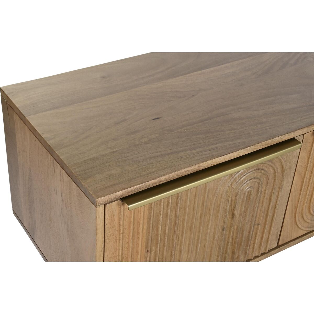 Golden Mango Wood TV Stand – 150 x 40 x 48 cm