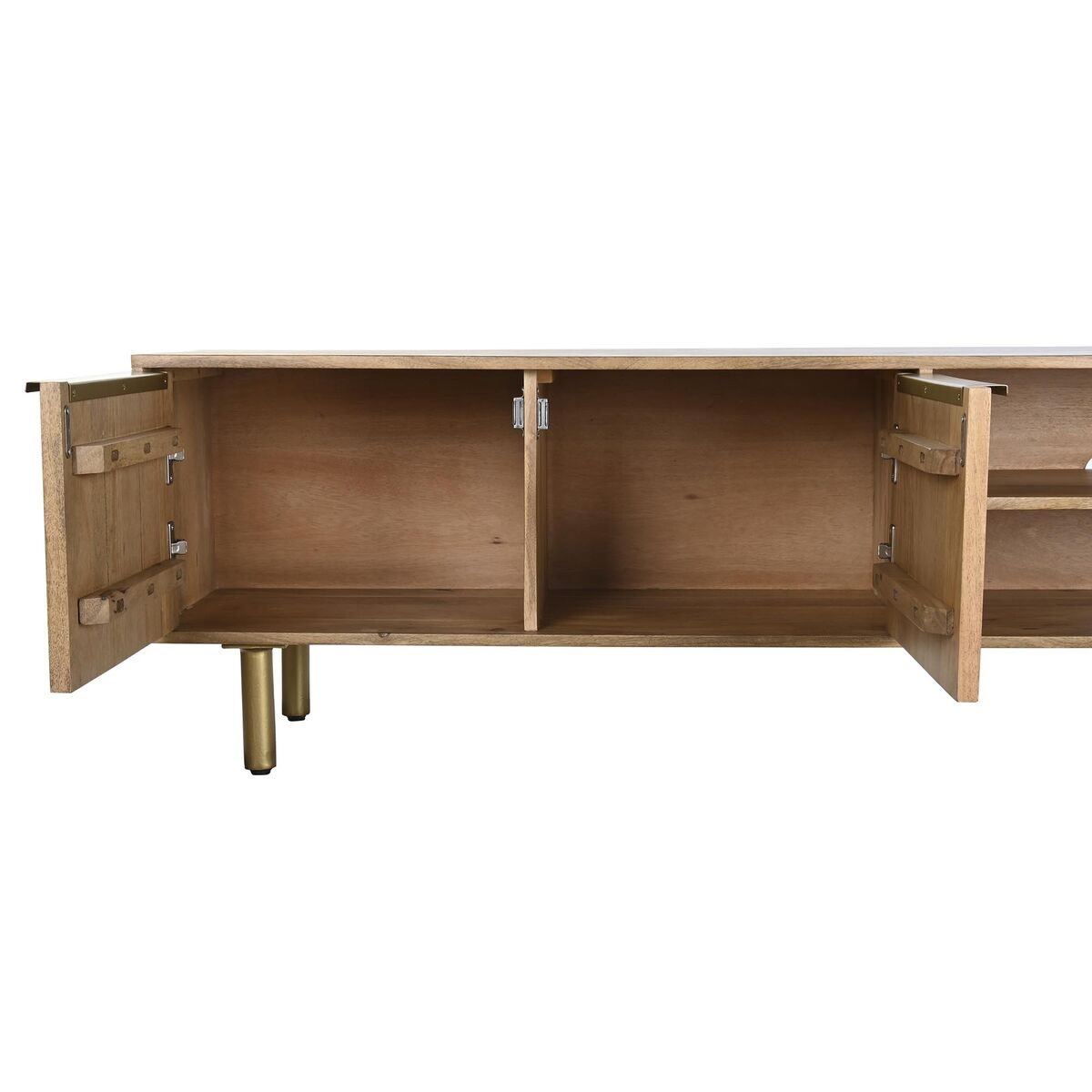 Golden Mango Wood TV Stand – 150 x 40 x 48 cm