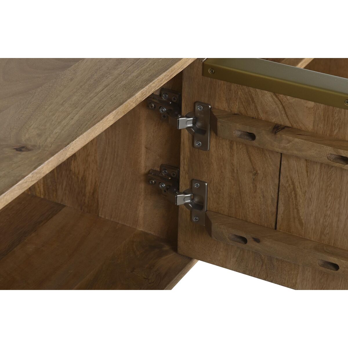 Golden Mango Wood TV Stand – 150 x 40 x 48 cm