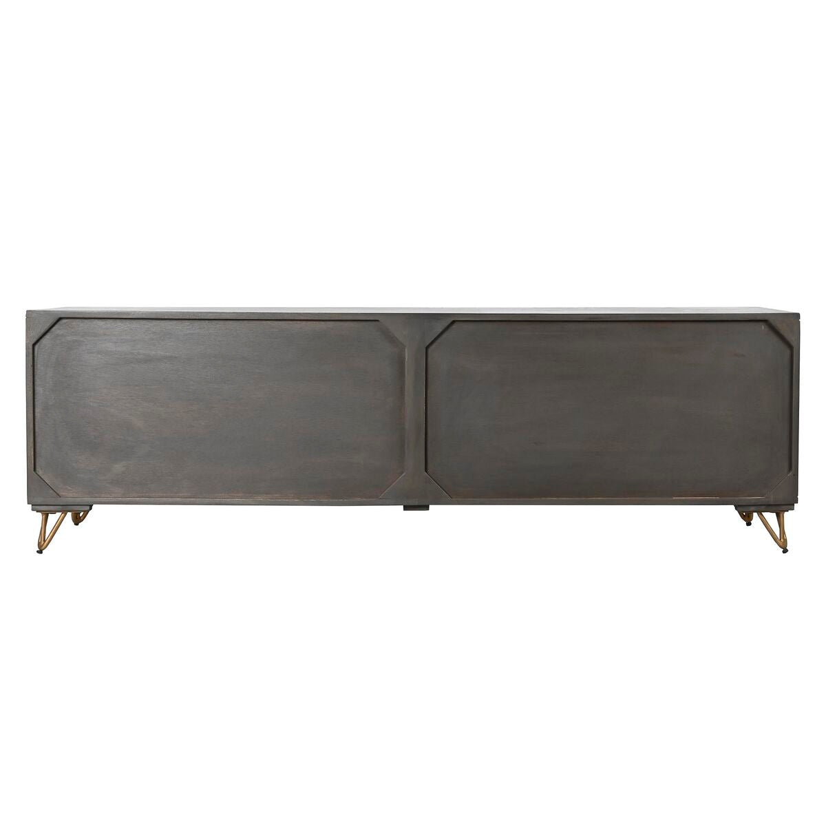 Brown Metal & Mango Wood TV Stand – 160 x 40 x 50 cm