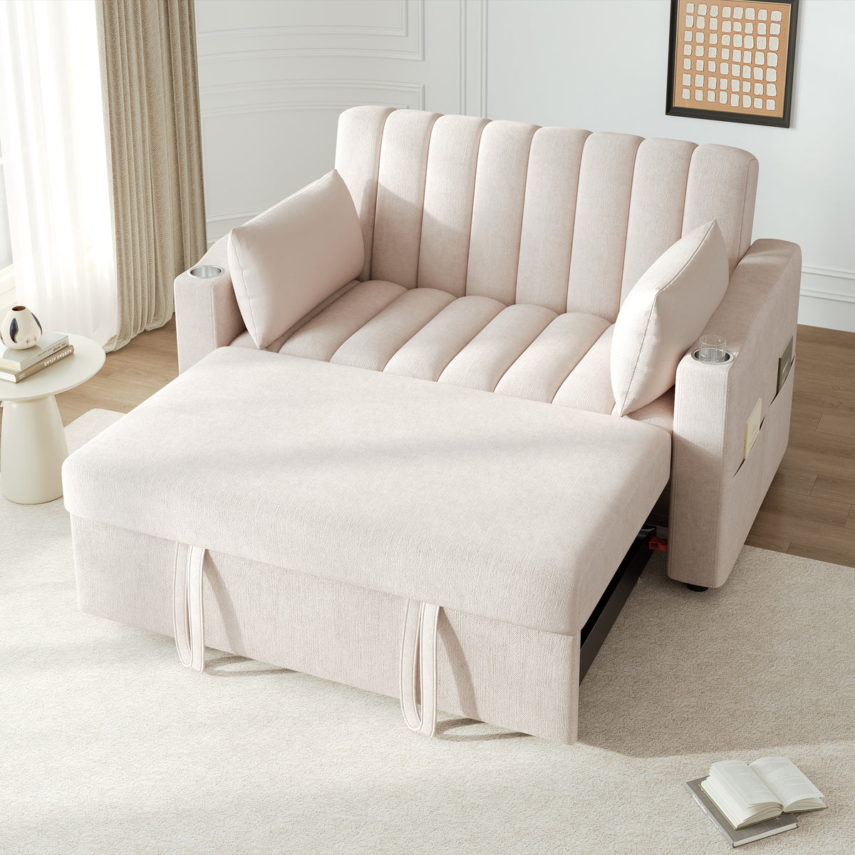 Multi-Function Sofa Bed with Adjustable 