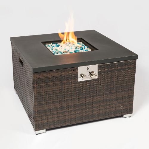 Outdoor Gas Fire Pit Square